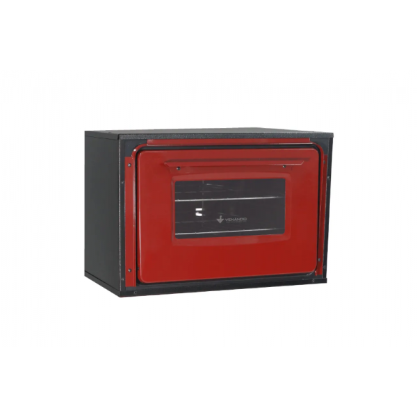 FORNO PARA FOGÃO BRAVO 2 BOCAS VERMELHO - VENANCIO