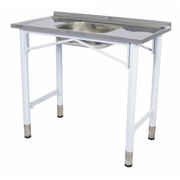 PIA INOX 430 CONCRETADA 1 CUBA (0,40x0,34x0,12m) 1,20x0,53m PINTADA