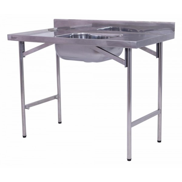 PIA 100% INOX 430 TB 1 1/4" 1 CUBA (0,50x0,40x0,20m) 0,90x0,60m