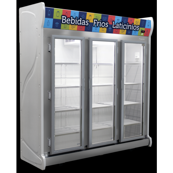 Auto Serviços 3 Portas Tipo Inox - 1,88 m x 0,66 x 2,09 - 1450 litros