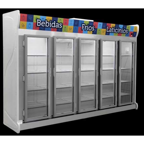 Auto Serviços 5 Portas Tipo Inox - 3,00 m x 0,66 x 2,09 - 2375 litros