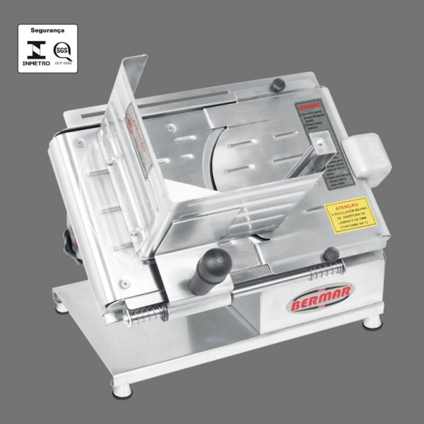 CORTADOR E FATIADOR DE FRIOS LEGUMES BERMAR INOX 19,6 CM BM06 BIVOLT - BERMAR