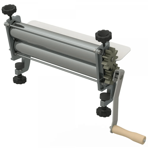 Cilindro Laminador Manual BCMF-300 Firenze - 2 x 300mm Laterais em Alumínio Engrenagens em Nylon