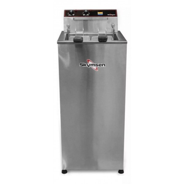 FAP8 - FRITADEIRA ELÉTRICA ÁGUA E ÓLEO, 15 LITROS, INOX, DE PISO - 8.000 W 220V