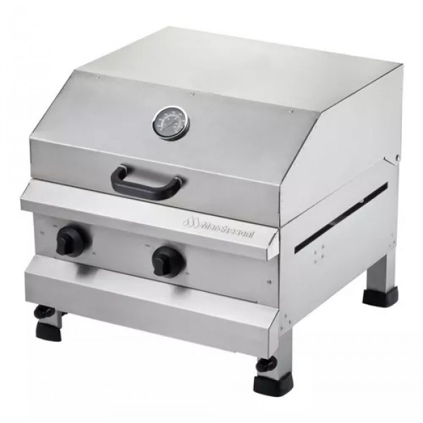 CHAR BROILER - GÁS 2 QUEIMADORES COM TAMPA - MARCHESONI
