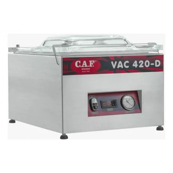 SELADORA A VÁCUO CAF VAC 420-D BC INOX M-220V 60HZ 1,94cv (V.22-E) (Bomba CAF) - CAF