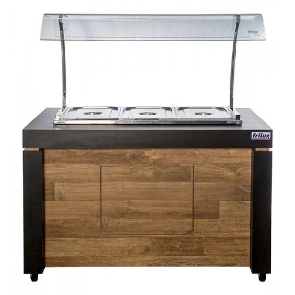 Buffet Modulado Aquecido Versátil p/ 06 cubas BF001V Frilux