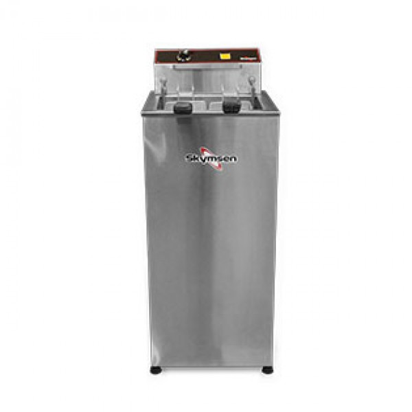 FZP -FRITADEIRA ELÉTRICA ZONA FRIA, 15 LITROS, INOX, DE PISO