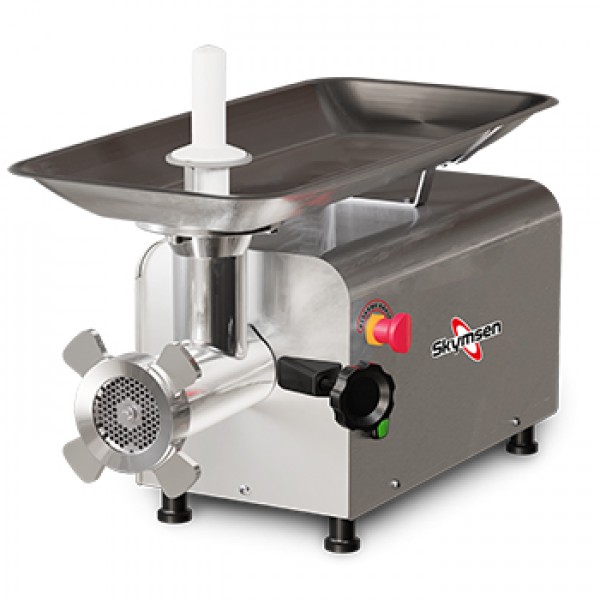 PICADOR DE CARNE INOX, BOCA 22 GABINETE
E BOCA INOX - "127V-M
220V-M"- PS-22