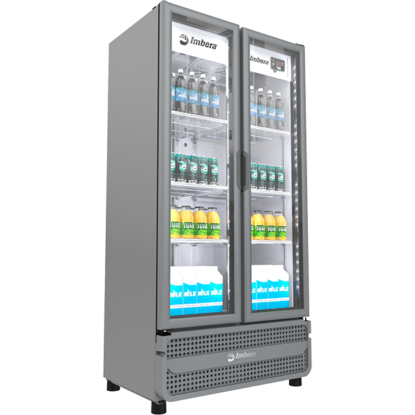 Multiuso Visa Cooler 2 Portas Stylus G326 Griss - Cinza - imbera