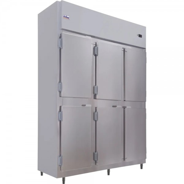 Minicâmara 1100L RF-067-E Slim 6 Portas Inox Frilux 220V