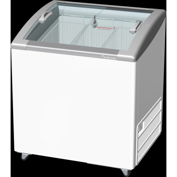 Conserv. Horiz. Baixa Temper. Inclinado Inverter-Tampa Vidro 201 lts