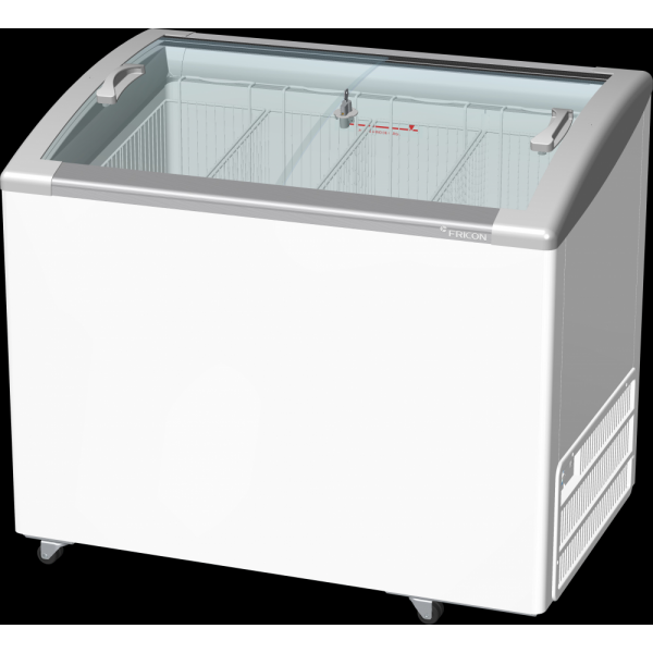 Conserv. Horiz. Baixa Temper. Inclinado Inverter-Tampa Vidro 293 lts