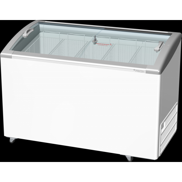 Conserv. Horiz. Baixa Temper. Inclinado Inverter-Tampa Vidro 388 lts