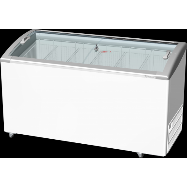 Conserv. Horiz. Baixa Temper. Inclinado Inverter-Tampa Vidro 476 lts
