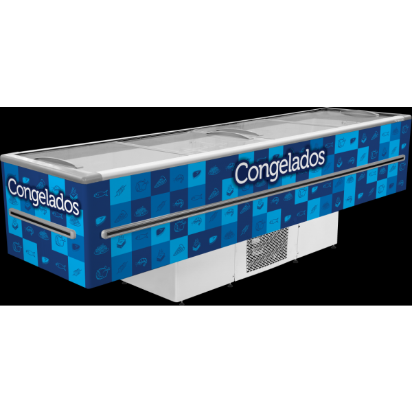 Ilha Dupla Ação 3,03 m x 0,80 - Com LED - 820 litros