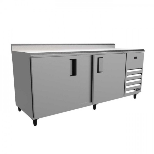 BALCAO SERVICO REFRIGERADO 2000 EXT INOX/INT ALUZ LISO ESP - VENANCIO