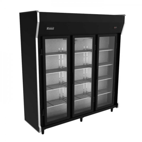 REFRIGERADOR EXPOSITOR VERTICAL 3 portas FRIOS E LATICÍNIOS PORTA VIDRO LED FRIO - VENANCIO