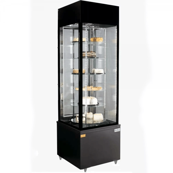 Vitrine Vertical Linha Suprema RF-001-S Frilux - 6 Prateleiras C/ Sistema Giratório