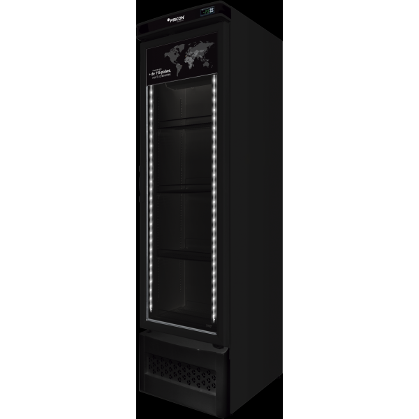 Conservador Baixa Temperatura Porta Vidro Triplo - 297 litros - TOTAL BLACK
