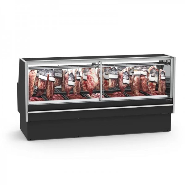 Expositor Açougue Premium Reto Ganch. EAPRVRG 1250 - REFRIMATE