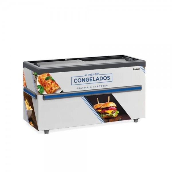 EXPOSITOR ILHA  C/ ILUMINAÇÃO LED - DUPLA AÇÃO GHDI-50 BR