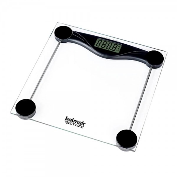 Balança Digital de Vidro Análise Corporal 200Kg - BALMAK