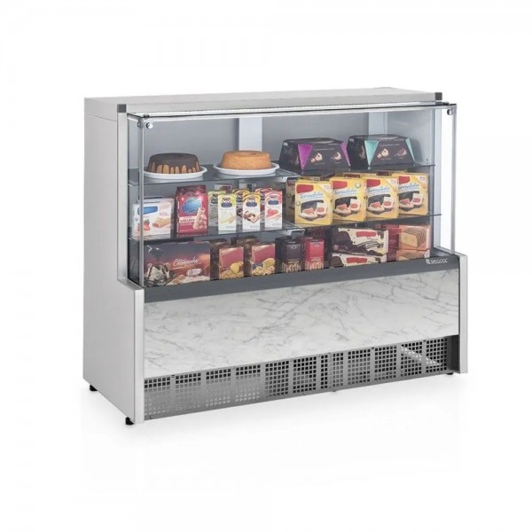 VITRINES NEUTRAS - 1400mm- PRATELEIRAS EM VIDRO TEMPERADO MPNA-140 R BR