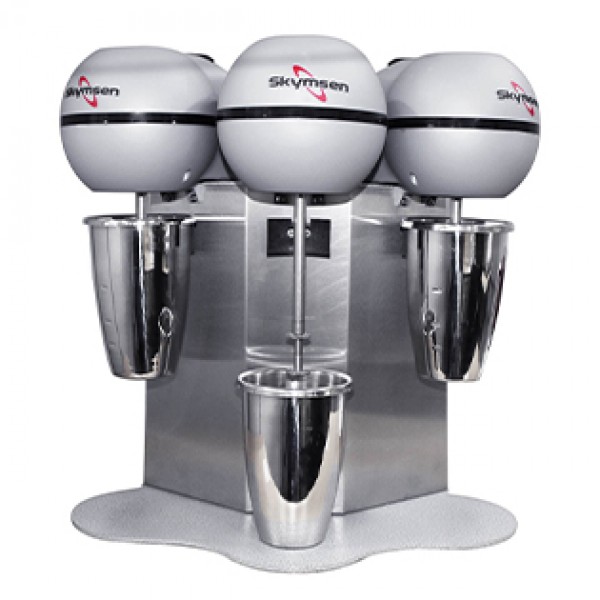 BMS-3-N - BATEDOR DE MILKSHAKE, COPO INOX, 3 HASTES - 500 W (3x) 220 V