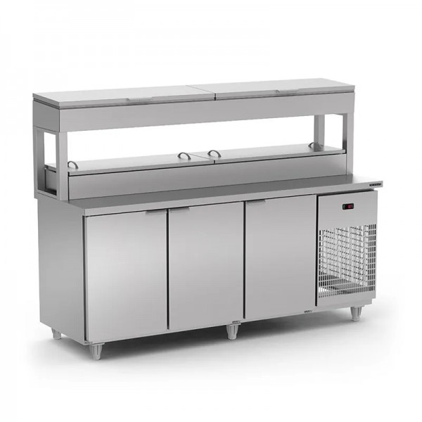Balcão de Serviço Refrigerado Condimentador Duplo ESTENDIDO
BSRCD 1500 - REFRIMATE