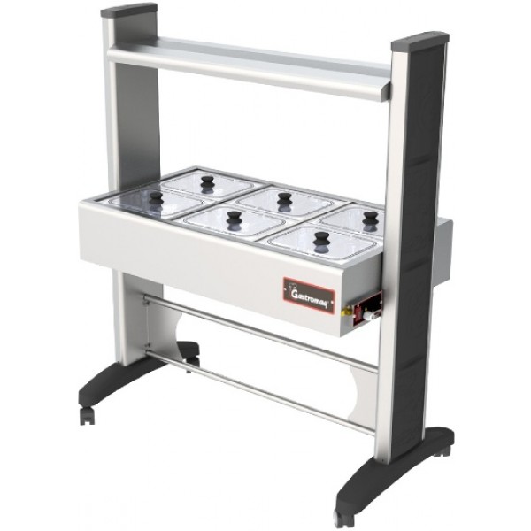 BTX 6 ST BR VI
Balcão Gelo X Standard 6 cubas - Estrutura Epóxi - Tampa Vidro - Salivador Inox - GASTROMAQ