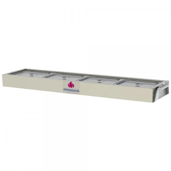 Buffet Frio 4 Cubas Tampas de Vidro PRBF-40GN