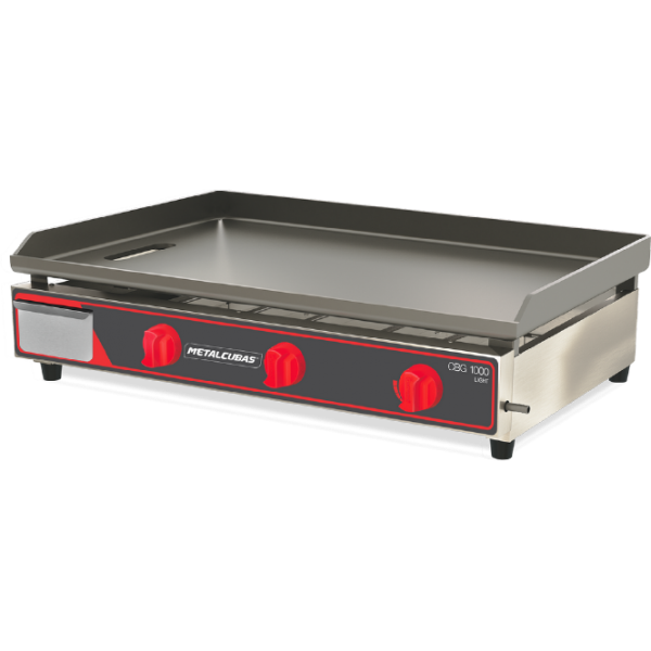 Chapa À Gás Light 80 x 52,5 cm - CBG 800L- METALCUBAS