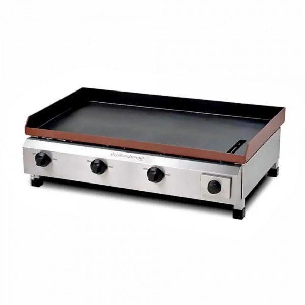 Chapa de Lanche Tipo Bifeteira a Gás 80CM 3 Queimadores - MARCHESONI