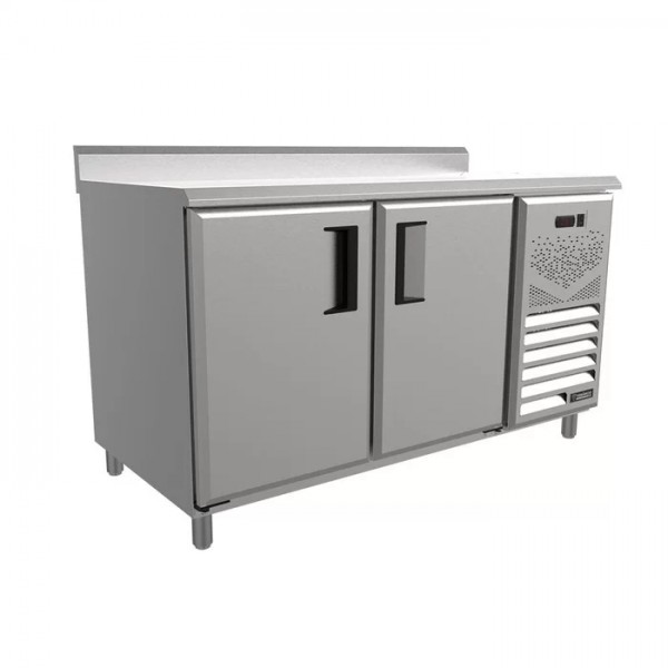 BALCAO SERVICO CONSERVADOR CONGELADOS 1500 EXT/INT INOX BORDA ESP C/ CUBA LADO DIREITO - VENANCIO