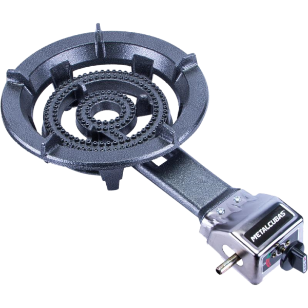Fogareiro acendimento automático com chama dupla - FM 345 - METALCUBAS