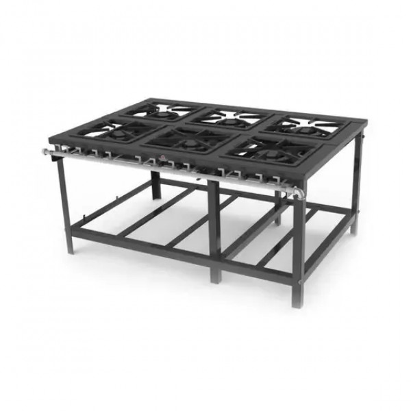 FOGAO PMD-600F ENC BP 6 BDG ENCOSTO S/ F - PROGAS