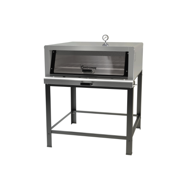 Forno de Lastro Gás Epóxi 80 x 60 porta basculante - GASTROMAQ