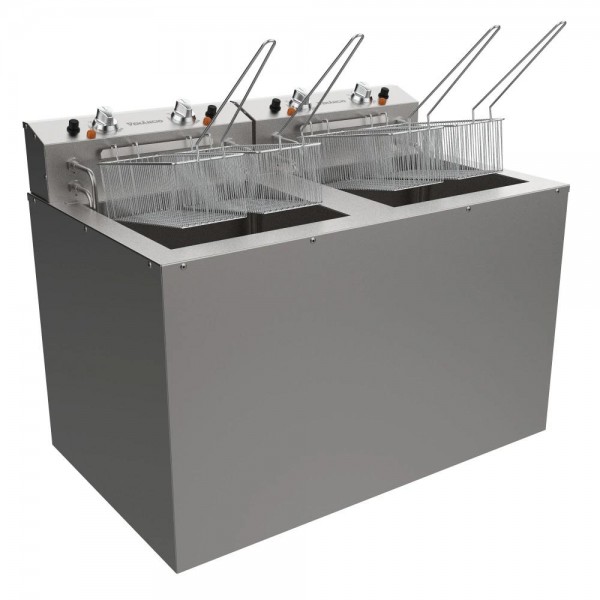 FRITADOR ELÉTRICO ÁGUA E ÓLEO 23 LITROS DUPLO MESA POWER COM 4 CESTOS PEQUENOS - VENANCIO