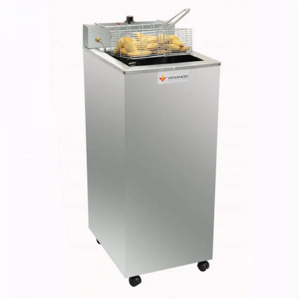 FRITADOR ELÉTRICO ÁGUA E ÓLEO 23 LITROS GABINETE COM CESTO INTEIRO - VENANCIO
