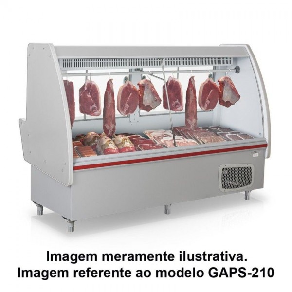 BALCÃO FRIGORÍFICO AÇOUGUE ‘POP’ -1580mm- SEM BANDEJAS E TENDAL SIMPLES- GAPS-160 CZ