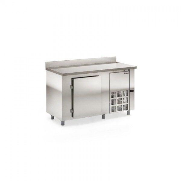 BALCÃO REFRIGERADO DE ENCOSTO - 1500mm- REVESTIMENTO EXTERNO AI 430 e TAMPO AI 304 - GBFE-150 AI