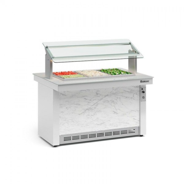 MESA REFRIGERADA VITRA -1388mm- SEM CUBAS- GBRF-140 BR