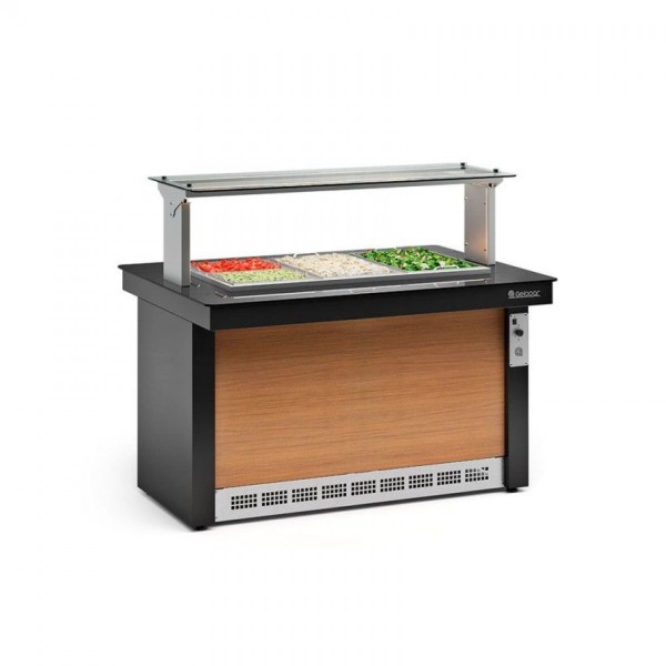 MESA REFRIGERADA VITRA -1388mm- SEM CUBAS- GBRF-140 PR