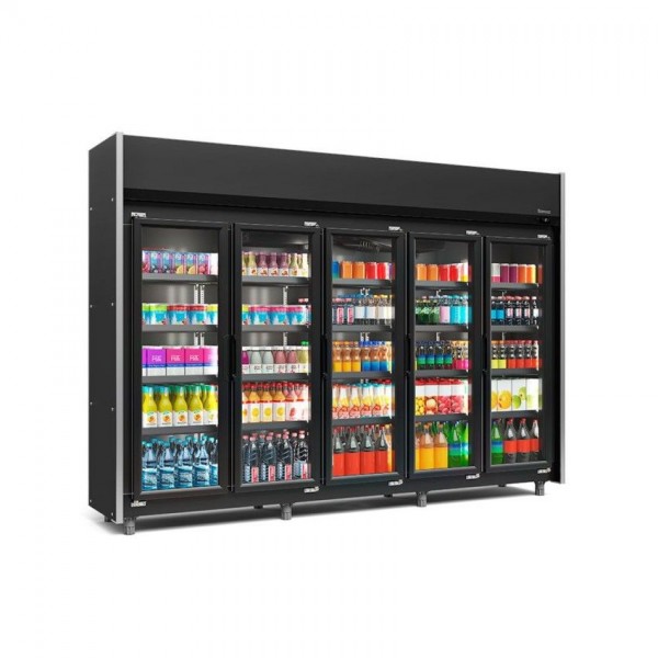 REFRIGERADOR VERTICAL AUTO SERVIÇO -2946mm- TEMPERATURA  -2° a +7° - GEAS-5P LB PR