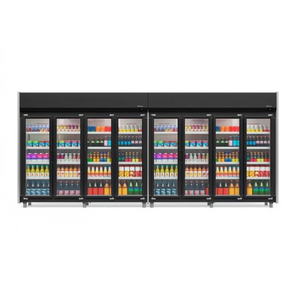 REFRIGERADOR VERTICAL AUTO SERVIÇO -4706mm- TEMPERATURA  -2° a +7° -GEAS-8P TI