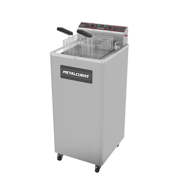 Fritador Elétrico pedestal água/óleo 8.000W - 30 litros - GFAO 30P 8000W-  METALCUBAS