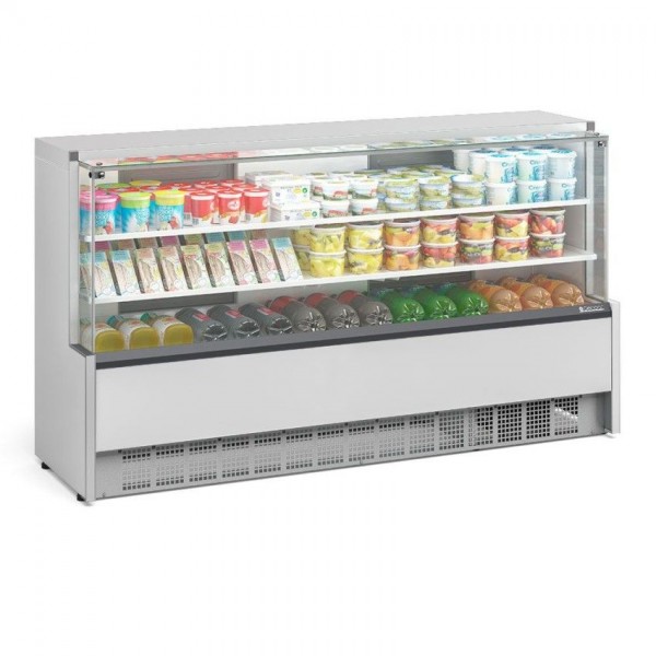 VITRINE REFRIGERADA UNIVERSAL - 2 PLACAS FRIAS- 2060mm  - ILUMINAÇÃO LED -GPDA-205 R BR