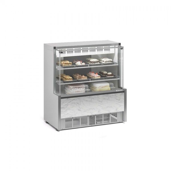 VITRINE REFRIGERADA CONFEITARIA  - DUPLA FUNÇÃO -1070mm -ILUMINAÇÃO LED- GPEA-110 R BR