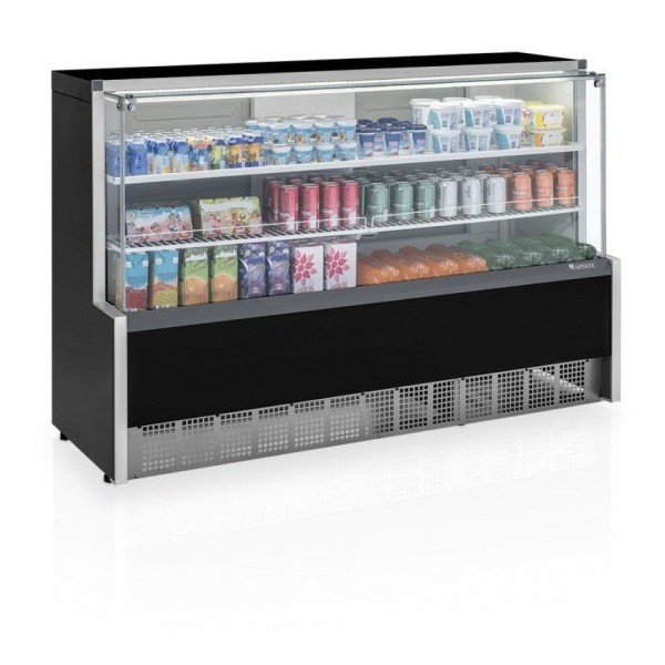 VITRINE REFRIGERADA UNIVERSAL - 1 PLACA FRIA - 1730mm- ILUMINAÇÃO LED- GPSA-175 R TI